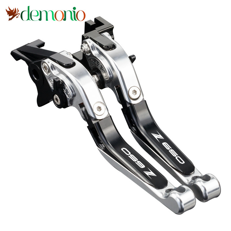 Se potrivește pentru KAWASAKI Z650 2017-2020 2019 2018 Z 650 Z-650 z650 cu logo CNC de înaltă calitate, aluminiu, pârghii de ambreiaj de frână pentru motociclete