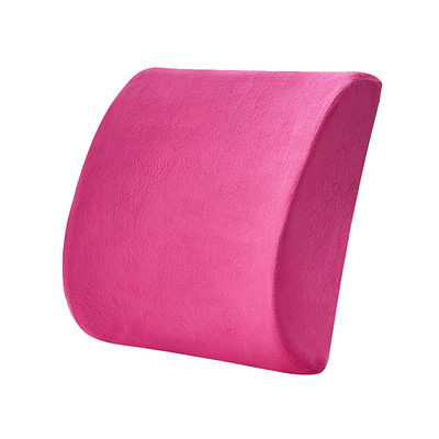 Plasă din piele intoarsa moale, spuma cu memorie, suport lombar, respirabil, ingrijire medicala, perna pentru spate, scaun auto, birou, perne, amelioreaza durerea