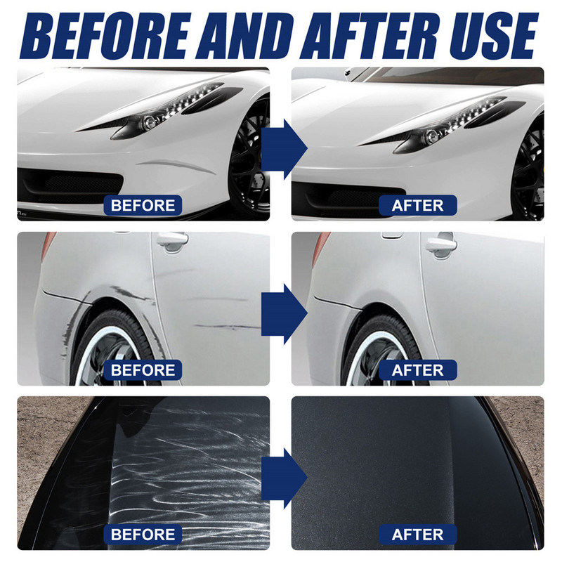 Automobilių įbrėžimų taisymo dažai įbrėžimų taisymo rašiklis Minkšta šepetėlio galvutė Pataisymo rašiklis įbrėžimų valiklis su laku Automobilių dažų priežiūros rinkinys