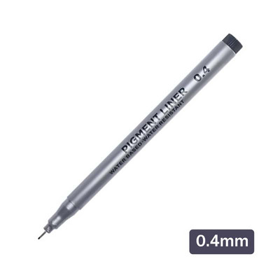 1 tk Manga markerid pliiatsid Nõel Art Pliiats Pigmentvooder Kiiresti kuivav veekindel joonistuskunst Joonistus Maalipintsel Koolitarbed