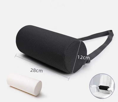 Nice Hot Roll Suport Lombar Perna Pentru Scaun Auto Cilindru Ofiice Scaun Protector Talie Perna Sofer Protector Spate Lombar 2021