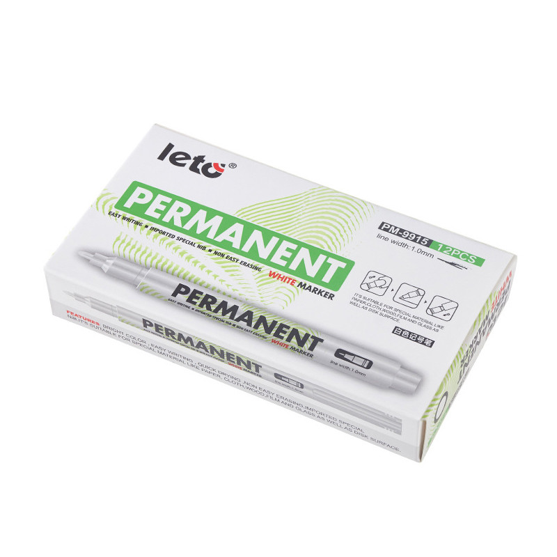 10 buc/set pix marker alb pixuri graffiti rezistent la apă permanent vopsit anvelope notebook benzi de rulare pix uleios ecologic