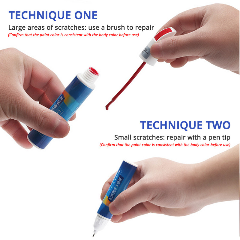 Automobilių taisymo užpildo dažų rašiklio dangos dažymas, įbrėžimų skaidrus valiklis, profesionalus aplikatorius, atsparus vandeniui pataisyti, automobilių dažų taisymas