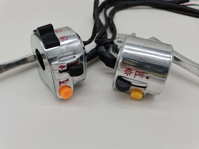B405 Scooter jobb bal kormánykapcsoló 6mm Honda 50cc Retro kínai markolat kapcsoló kormányrúdhoz