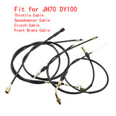 E571 pentru Jialing JH48cc JH70 DY100 Piese de motocicletă Linie de contor Vitezometru Ambreiaj de accelerație Frână din față Cablu instrument