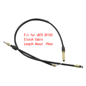 E571 For Jialing JH48cc JH70 DY100 Ανταλλακτικά Μοτοσικλέτας Γραμμή ταχύμετρου γκαζιού Συμπλέκτης μπροστινού φρένου Καλώδιο οργάνου