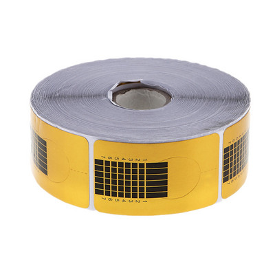 Monja 100 buc/20 buc forme de unghii pentru arta unghiilor, gel UV pentru ștanțare, extensie pentru ștanțare, ghidare pentru forma de clădire, instrumente de manichiură