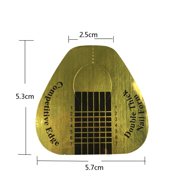 Monja 100 buc/20 buc forme de unghii pentru arta unghiilor, gel UV pentru ștanțare, extensie pentru ștanțare, ghidare pentru forma de clădire, instrumente de manichiură
