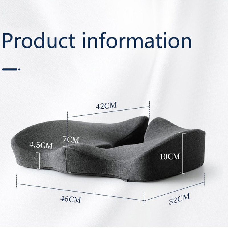 Pernă pentru scaun din spumă cu memorie Pernă ortopedică Coccix Pernă pentru scaun de birou Suport talie Pernă pentru spate Scaun auto Seturi de perne de masaj pentru șold