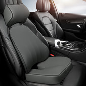 Scaun auto Pernă anti-alunecare Tetiera din spumă cu memorie Pernă pentru gât Scaun de birou Suport lombar Pernă pentru coccis din spate Accesorii de interior