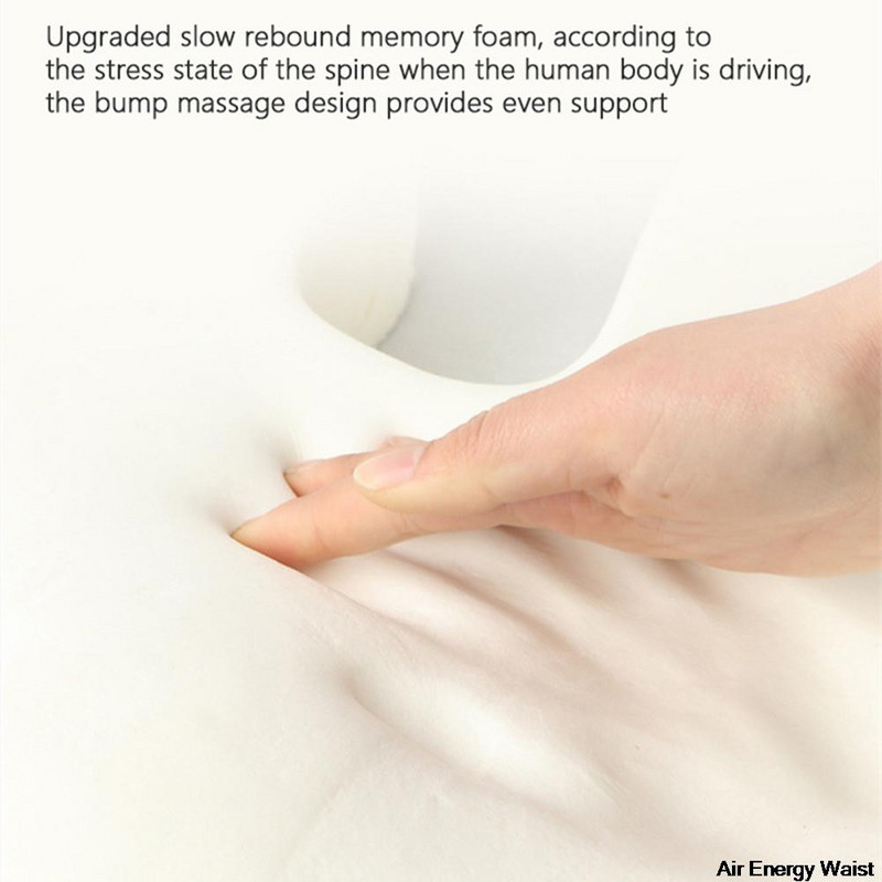 Scaun auto Pernă anti-alunecare Tetiera din spumă cu memorie Pernă pentru gât Scaun de birou Suport lombar Pernă pentru coccis din spate Accesorii de interior