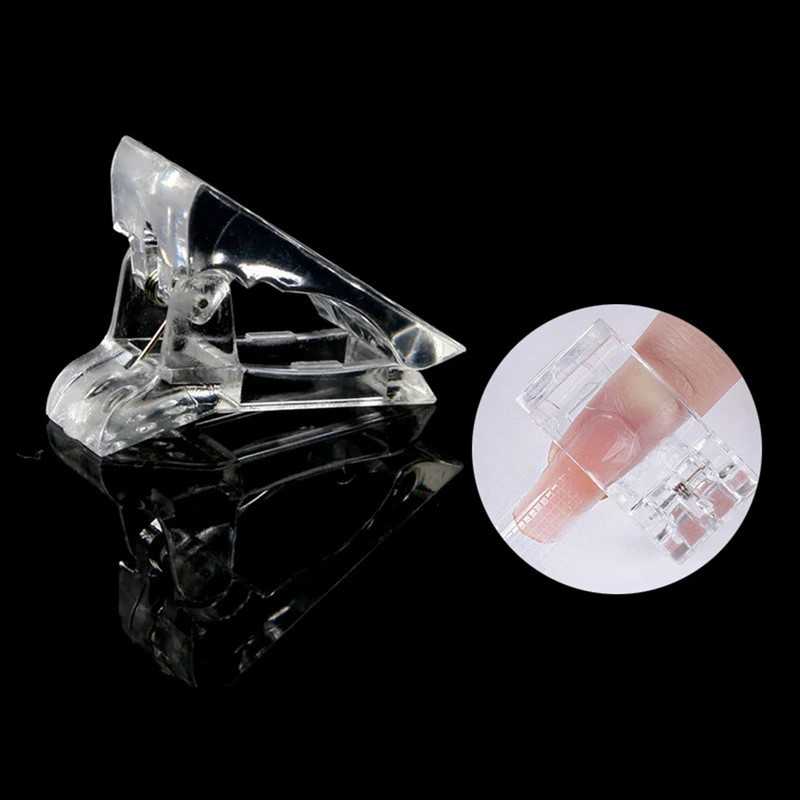 Profesionalios nagų segtukai Akrilo priauginimo formos nagams Greitas nagų formavimas Nagų antgaliai Klipai UV gelio forma manikiūrui Nagų priedas