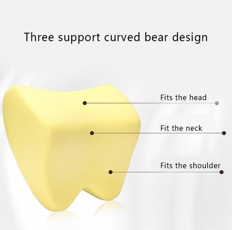 Pernă pentru tetiera mașină Suport lombar cu memorie pentru gât Bumbac Respirabil Tetiera automată Pernă pentru tetiera Pernă pentru scaun