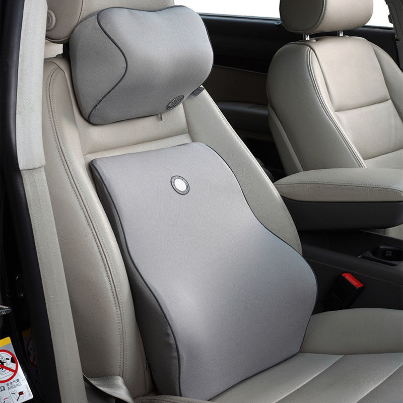 Pernă pentru tetiera mașină Suport lombar cu memorie pentru gât Bumbac Respirabil Tetiera automată Pernă pentru tetiera Pernă pentru scaun