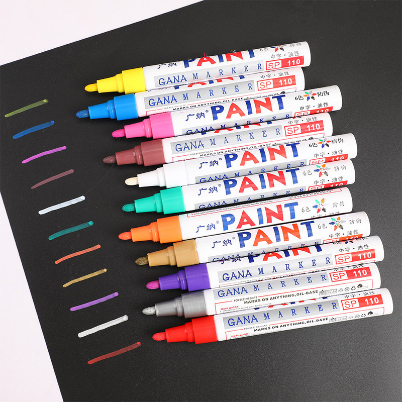 Automobilio įbrėžimų taisymo rašiklis Automatinis dažų rašiklio užpildymo valiklis Transporto priemonės padangų dažų žymeklio skaidrus rinkinys, skirtas automobilio stiliaus įbrėžimams taisyti