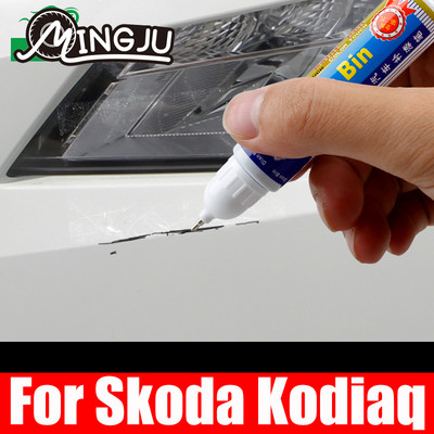 1Pcs Pro Mending Car Remover Scratch Repair Paint Pen Прозрачни писалки за рисуване за Octavia Fabia karoq Kodiaq бързи аксесоари