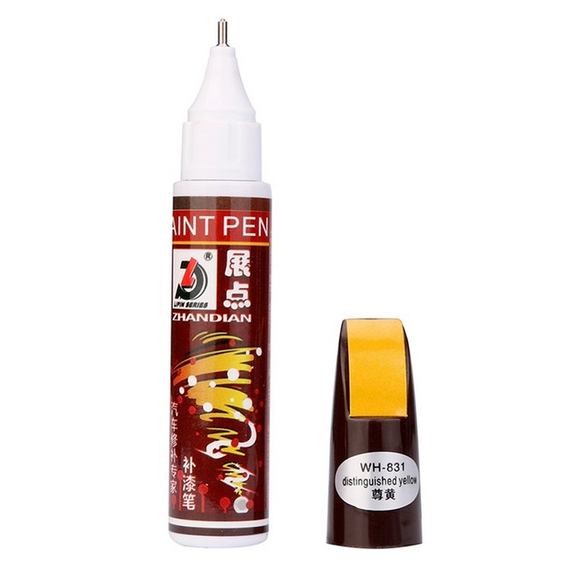 Universalus Car Coat Scratch Clear Repair Colorful Paint Pen Touch Up Pen Vandeniui atsparus Remontas Priežiūra Dažai Priežiūra Automobilių priedai