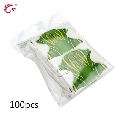 1 cutie Clear Dual Forms Sistem de unghii pentru acoperire completă Extensie pentru unghii DIY Accesorii pentru unghii Unelte pentru manichiură Sfaturi pentru matrițe cu gel de construcție rapidă