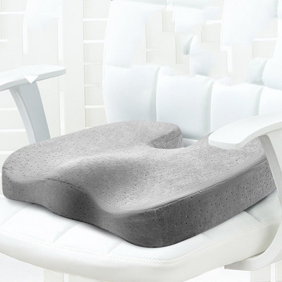 Ortopedinė pagalvė sėdimoji padėklas Automobilinė pagalvė sėdynės pagalvėlė nuo išialgijos sėdėjimo pagalvėlė Atminties putplasčio apsauga nuo uodegos slankstelių