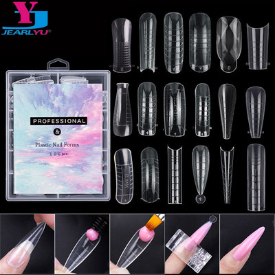 Multi Nail Forms Gyorsépítő géllakk formák hosszabbító hegyhez akril faragott körömdíszítés barkácsolás manikűr eszközök felszerelések