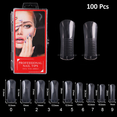 Forme de unghii multiple Forme de lac cu gel de construcție rapidă pentru extinderea vârfului Acrilic sculptat Nail Art DIY Manichiură Instrumente Echipament