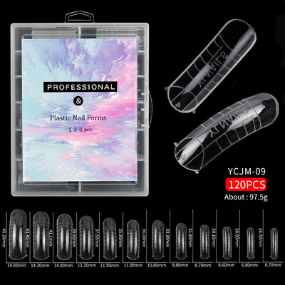 Forme de unghii multiple Forme de lac cu gel de construcție rapidă pentru extinderea vârfului Acrilic sculptat Nail Art DIY Manichiură Instrumente Echipament