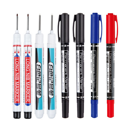 8 бр./компл. 20 мм дълбоки дупки Маркери с дълга глава с писец за метална перфорираща писалка Водоустойчива декорация за дървообработване на баня Многофункционална