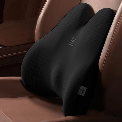Нова автомобилна лумбална опора Momery Foam Car Seat Support Pillow Дишаща възглавница за гърба Преживейте болката Облегалка на седалката за шофиране
