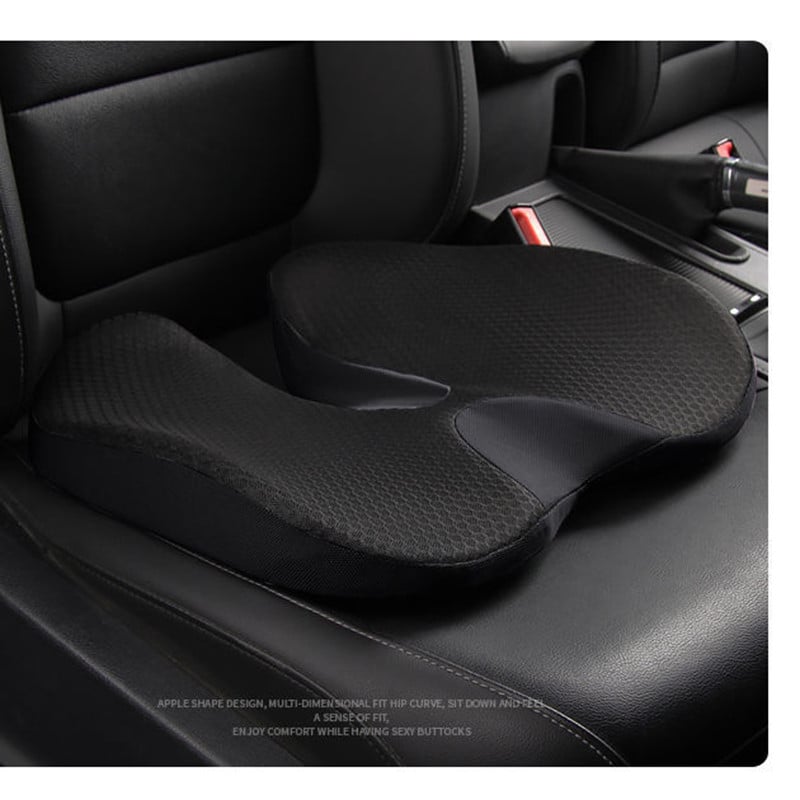 Automobilio sėdynės pagalvėlė neslystanti ortopedinė atminties putų uodegikaulio pagalvė nuo uodegos išialgijos nugaros skausmą malšinanti patogi biuro kėdė