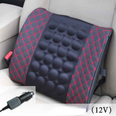 2023 Pernă de masaj electrică pentru mașină Scaunul vehiculului Suport pentru spate pentru talie Pad Lombare Masaj Accesorii pentru mașină Articole de transport gratuit