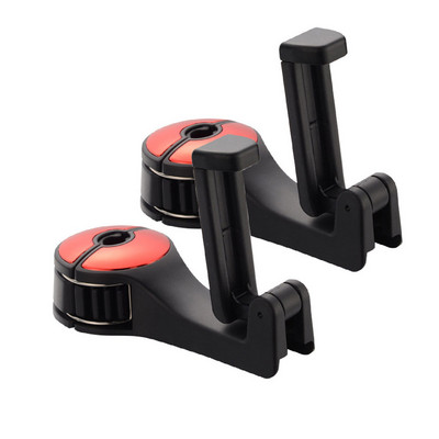 Γάντζοι αυτοκινήτου Γάντζοι αυτοκινήτου πίσω καθίσματος με βάση τηλεφώνου Universal Vehicle Headrest Car Hook με κλειδαριά και τηλέφωνο παντοπωλείο