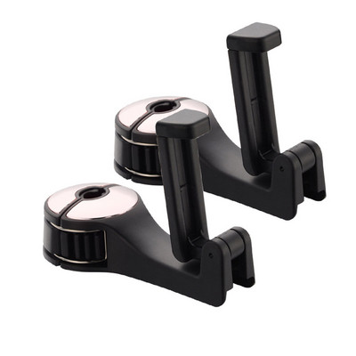 Γάντζοι αυτοκινήτου Γάντζοι αυτοκινήτου πίσω καθίσματος με βάση τηλεφώνου Universal Vehicle Headrest Car Hook με κλειδαριά και τηλέφωνο παντοπωλείο