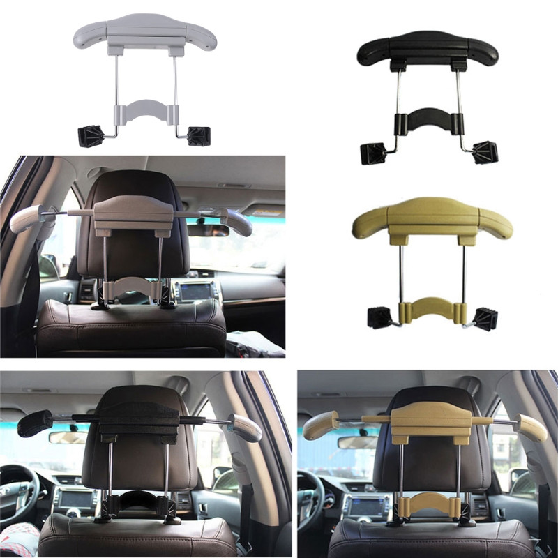Auto Clothes Holder Μαλακές κρεμάστρες για παλτό αυτοκινήτου Πίσω κάθισμα Προσκέφαλο Παλτό Κρεμάστρα ρούχων Μπουφάν Κοστούμια Θήκη Ράφι αυτοκινήτου Προμήθειες αυτοκινήτου