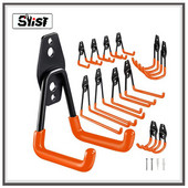 Didelio našumo metaliniai dviračių kabliai Garažo laikiklis sieninis dviračio pakabos laikiklis, neslystantis laikymo kablys dviračių sodo įrankiui