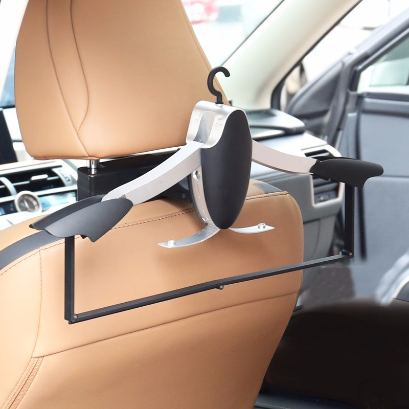 Umeraș pentru mașină Abs Accesorii pliabile Design pinguin multifuncțional Cârlig pentru spate scaun haine costum de afaceri Cârlig pentru cuier pentru mașină