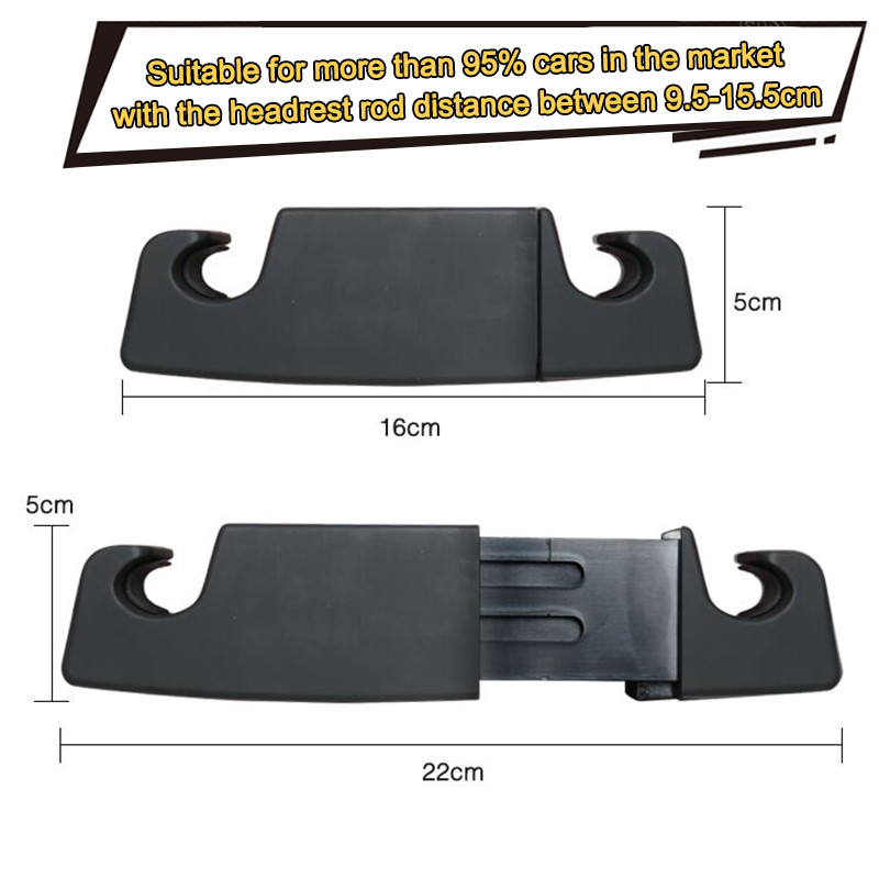 Umeraș pentru mașină Abs Accesorii pliabile Design pinguin multifuncțional Cârlig pentru spate scaun haine costum de afaceri Cârlig pentru cuier pentru mașină