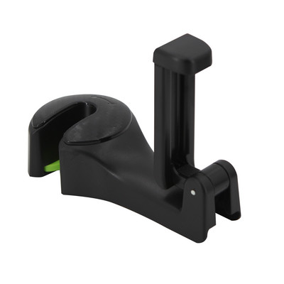 Cârlig pentru spate 2 în 1 Cârlig pentru tetiera pentru mașină cu suport pentru telefon Umeraș pentru spate scaun pentru geantă Poșetă Poșetă pentru băcănie Agrafe pliabile