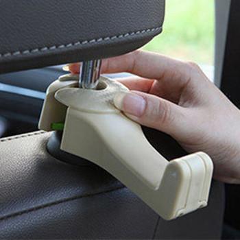 Universal γάντζος για προσκέφαλο αυτοκινήτου 5 κιλά Max κρεμάστρα πίσω καθίσματος αυτοκινήτου με θήκη τηλεφώνου για τσάντα τσάντα τσάντα Παντοπωλείο Εύκολη εγκατάσταση