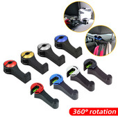 Cârlig pentru tetieră pentru scaunul din spate al vehiculului 3 în 1 Suport pentru telefon mobil Cârlig portabil pentru umeraș pentru spătarul scaunului pentru poșetă Geanta Pânză Băcănie