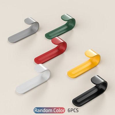 6 vnt Lipnus sieninis kablys Tvirtas be gręžimo Palto krepšys Vonios kambario durys Virtuvės rankšluosčių pakabos kabliukai Namų laikymo priedai