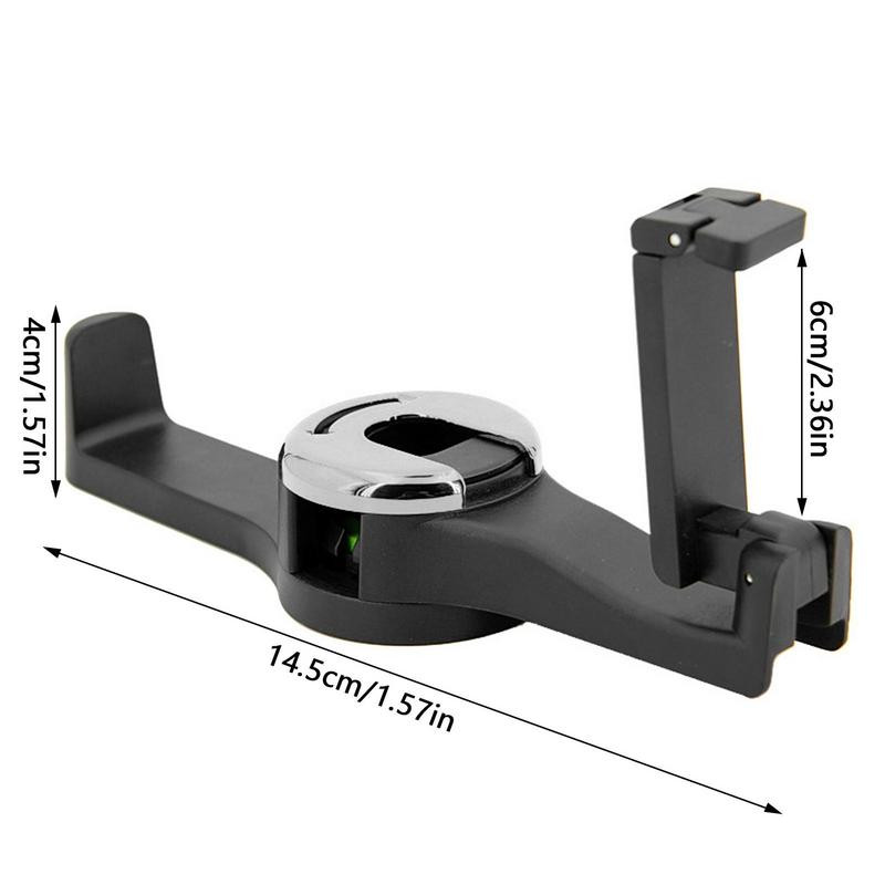 Gadget pentru mașină 2 în 1, umeraș pentru scaunul din spate al mașinii, organizator cârlig pentru tetieră mașină, cu suport pentru telefon pentru geantă de mână mașină 2 accesorii de interior