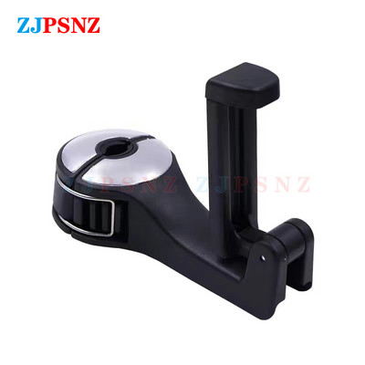 Cârlige pentru scaunul de mașină Cârlige pentru umeraș pentru spate Suport telefon pentru mașină Cârlige universale pentru tetiera auto pentru geantă de băcănie