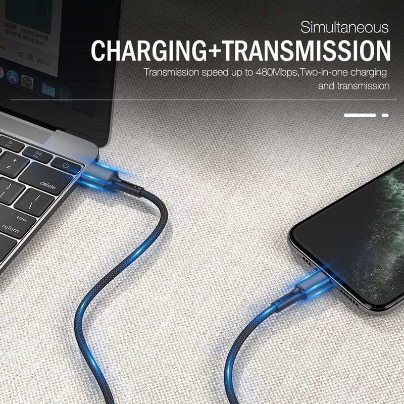 2 m 3 m gyorstöltő USB kábel iPhone 13 12 11 Pro Max X XR XS 10 8 7 6 s Plus SE hosszú vezetékes Apple telefon adattöltő kábel 2 3 m