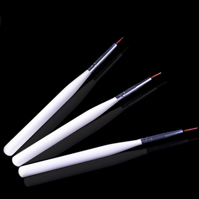 3 buc. perii pentru căptușeală pentru arta unghiilor, dungi franțuzești, sfaturi 3D, dungi, pix pentru desen DIY, perii cu gel UV, pentru pictura, manichiură, seturi de instrumente pentru unghii