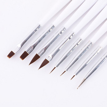 Fashion Long-lasting Poly Builder Gel Nail Art Fashion Gel Nail Brushes Thin Liner Brushes Nail Art Brushes 3D Painting