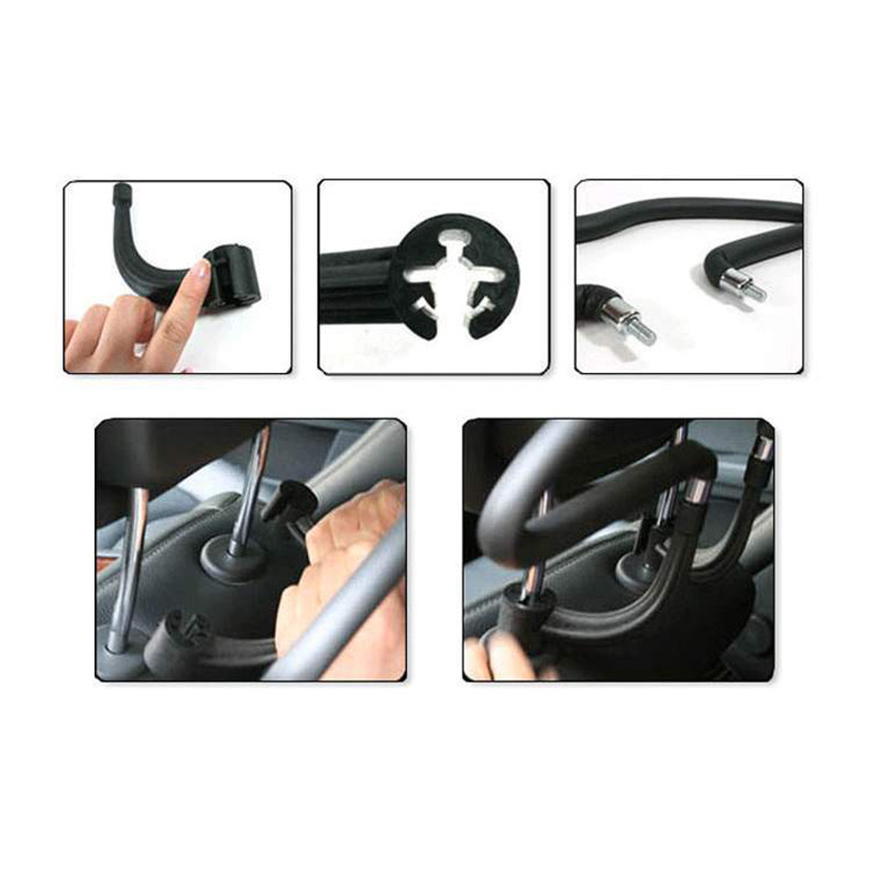 Scaun de mașină Umeraș pentru haine Tetiera auto Suport pentru agățat haine Suport Jachete de călătorie Genți Umerașe Suport Accesorii auto