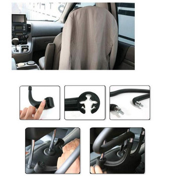 OYF Κρεμάστρα ρούχων αυτοκινήτου για καρέκλα αυτοκινήτου Πλάτη ρούχων στεγνώματος 450*250mm Universal Soft PVC Clothes Hook Auto Supplies Instock