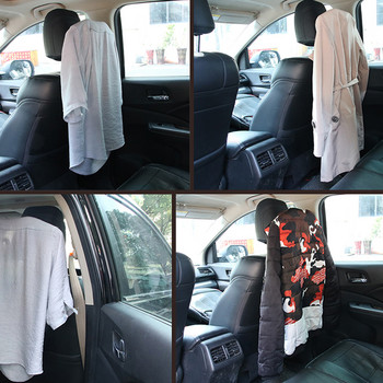 Κρεμάστρα για παλτό καθισμάτων αυτοκινήτου Κρεμάστρα Αυτοκινήτου Προσκέφαλο Ρούχα Κρεμαστή θήκη Μπουφάν ταξιδιού Τσάντες Κρεμάστρες για παλτό Αξεσουάρ αυτοκινήτου