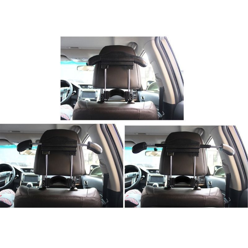 Umeraș pentru haine retractabil pentru mașină Scaun pentru haine Suport pentru costume Organizator Accesorii pentru interior auto Accesorii Suport pentru monturi multifuncționale