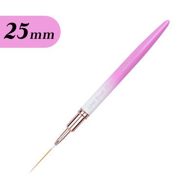 Βούρτσες EVAL Nail Art Liner Brushes Μαύρες ρίγες βούρτσες νυχιών Εξαιρετικά λεπτό πινέλο μακράς γραμμής για νύχια Πινέλο βερνίκι νυχιών με τζελ